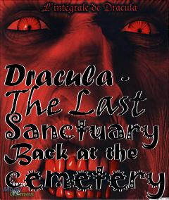 Box art for Dracula - The Last Sanctuary