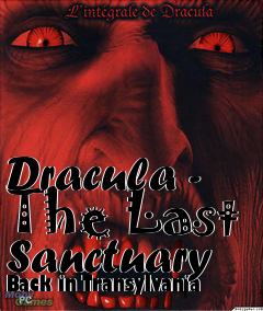 Box art for Dracula - The Last Sanctuary