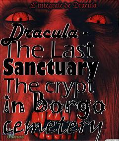 Box art for Dracula - The Last Sanctuary