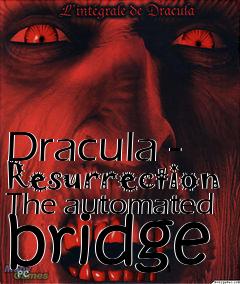 Box art for Dracula - Resurrection