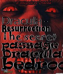 Box art for Dracula - Resurrection