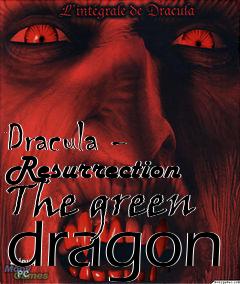 Box art for Dracula - Resurrection