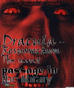 Box art for Dracula - Resurrection