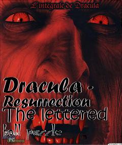 Box art for Dracula - Resurrection