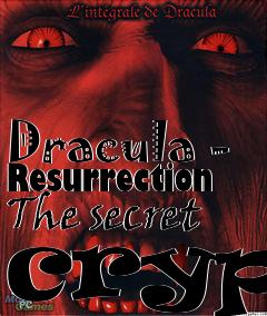 Box art for Dracula - Resurrection