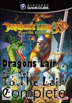 Box art for Dragons Lair 3d: Return To The Lair