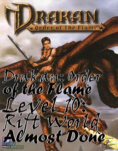 Box art for Drakan: Order of the Flame