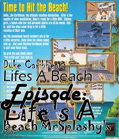 Box art for Duke Caribbean: Lifes A Beach