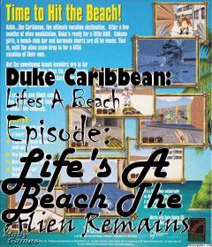 Box art for Duke Caribbean: Lifes A Beach