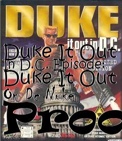 Box art for Duke It Out In D.C.