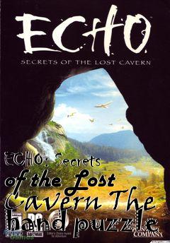 Box art for ECHO: Secrets of the Lost Cavern