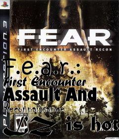 Box art for F.e.a.r.: First Encounter Assault And Reconnaissance