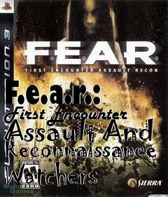 Box art for F.e.a.r.: First Encounter Assault And Reconnaissance