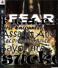 Box art for F.e.a.r.: First Encounter Assault And Reconnaissance