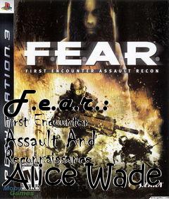 Box art for F.e.a.r.: First Encounter Assault And Reconnaissance