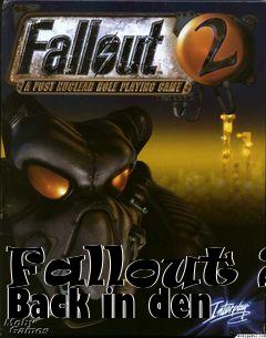 Box art for Fallout 2