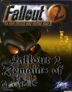 Box art for Fallout 2