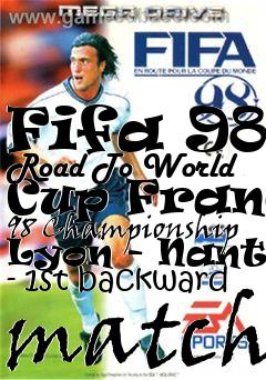 Box art for Fifa 98: Road To World Cup