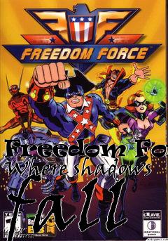 Box art for Freedom Force