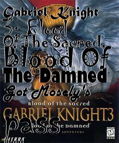 Box art for Gabriel Knight 3: Blood Of The Sacred, Blood Of The Damned