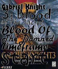 Box art for Gabriel Knight 3: Blood Of The Sacred, Blood Of The Damned