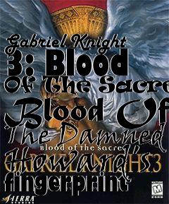 Box art for Gabriel Knight 3: Blood Of The Sacred, Blood Of The Damned