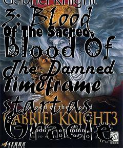 Box art for Gabriel Knight 3: Blood Of The Sacred, Blood Of The Damned