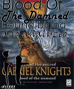 Box art for Gabriel Knight 3: Blood Of The Sacred, Blood Of The Damned