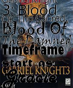 Box art for Gabriel Knight 3: Blood Of The Sacred, Blood Of The Damned