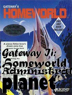 Box art for Gateway Ii: Homeworld