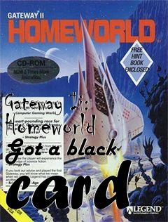 Box art for Gateway Ii: Homeworld