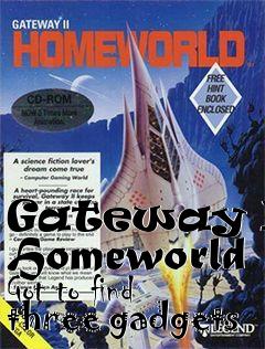 Box art for Gateway Ii: Homeworld