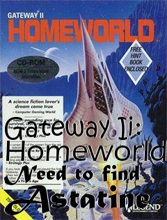 Box art for Gateway Ii: Homeworld