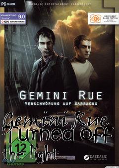 Box art for Gemini Rue