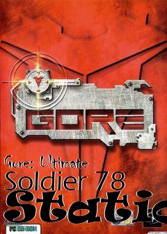 Box art for Gore: Ultimate Soldier