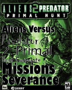 Box art for Aliens Versus Predator 2: Primal Hunt