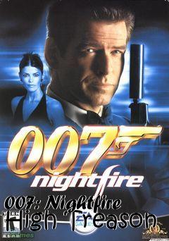 Box art for 007: Nightfire