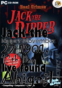 Box art for Jack the Ripper