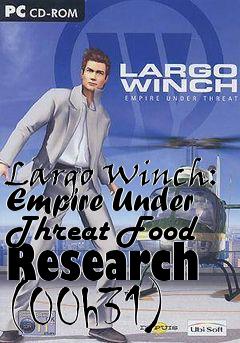 Box art for Largo Winch: Empire Under Threat