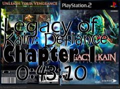 Box art for Legacy of Kain: Defiance