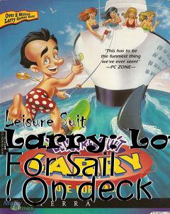 Box art for Leisure Suit Larry: Love For Sail !