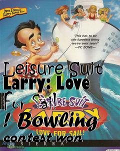 Box art for Leisure Suit Larry: Love For Sail !