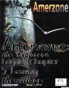 Box art for Amerzone: the Explorers Legacy