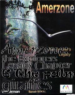 Box art for Amerzone: the Explorers Legacy