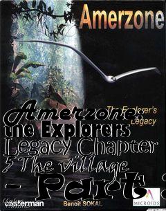 Box art for Amerzone: the Explorers Legacy