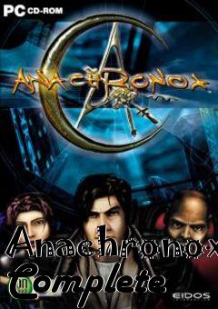 Box art for Anachronox