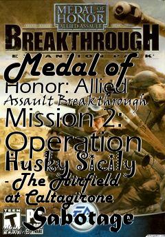 Box art for Medal of Honor: Allied Assault Breakthrough