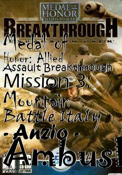 Box art for Medal of Honor: Allied Assault Breakthrough