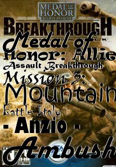 Box art for Medal of Honor: Allied Assault Breakthrough