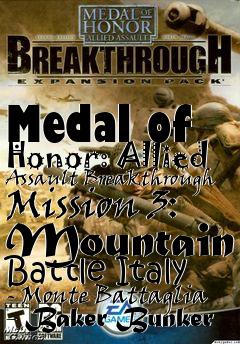 Box art for Medal of Honor: Allied Assault Breakthrough